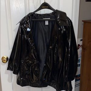 Women’s Black Polyester Vintage Jacket